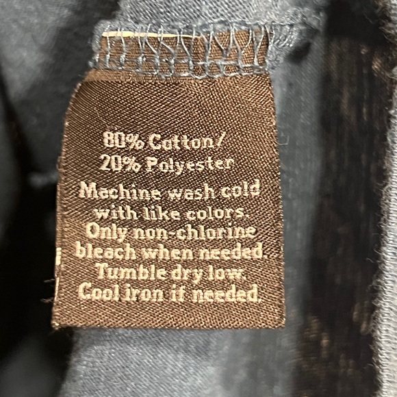 Rock & Republic Blue Space Dye Soft Iconic Polo T Shirt M - Picture 7 of 7